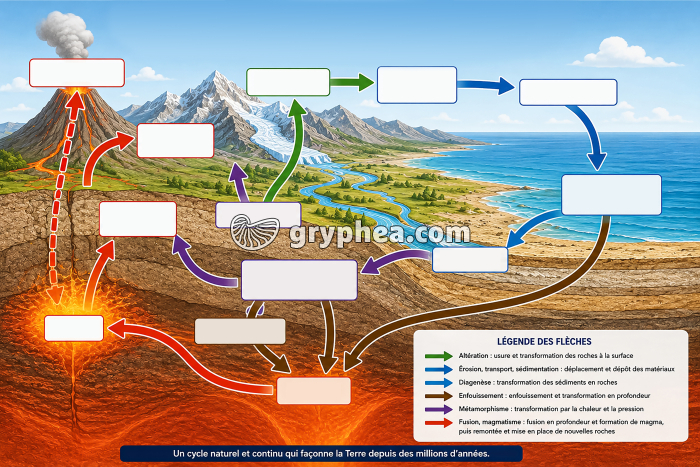 Le cycle des roches - gryphea.org